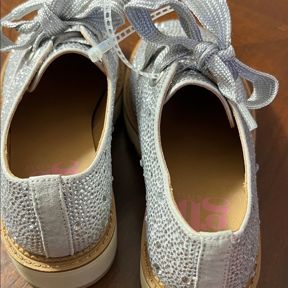 Gianni Bini Silver Glitter Flats - Picture 6 of 11